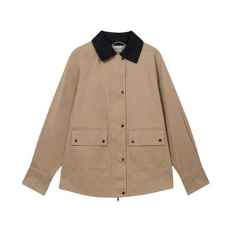 Brooks Brothers Barn Jacket - female - Brooks Brothers - Light Jackets - Beige - XS - Jackets