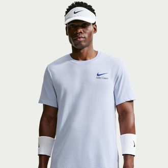 Nike Mens Court Dri-FIT Tennis T-Shirt in Purple | IM9659-568