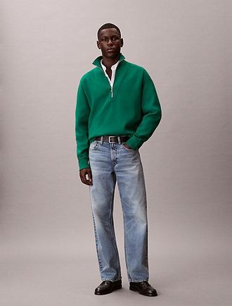 Calvin Klein Tech Knit Quarter Zip Jumper