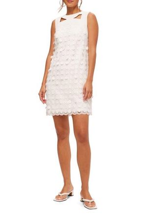 Trina Turk Bev 2 Embroidered Cutout Dress in Whitewash at Nordstrom, Size 14