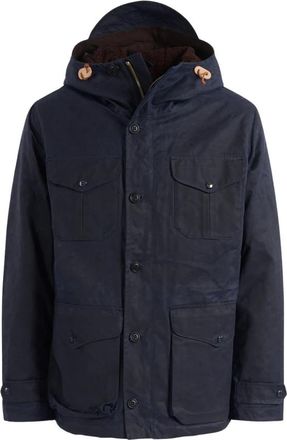Manifattura Ceccarelli Teddy gevoerde Weekender Parka - Dames - Parka Jassen - Blauw - M - Katoen - Jassen