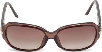 Dior Occhiali da sole geometrici anni 2000 - Marrone