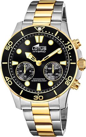 Lotus Analoge Quartz Horloge Roestvrijstalen Armband - Heren - Horloges - Grijs - ONE Size - Accessoires