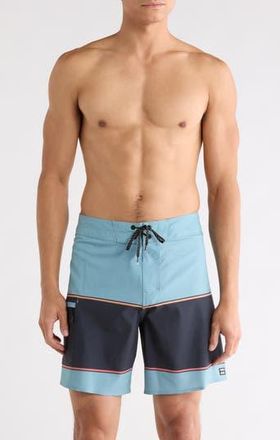 Billabong Lowers Airlite 18-Inch Board Shorts in Cool Blue at Nordstrom Rack, Size 38