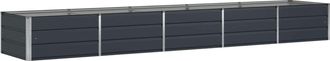 vidaXL Jardinera Antracita 400 X 80 X 45 Cm Acero Vidaxl