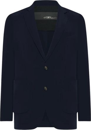 Roberto Ricci Design Terzilight Blazer - Heren - Blazers - Blauw - 2XL - Leer - Jassen