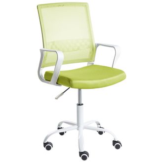 Beliani Silla De Oficina Moderna Con Altura Ajustable Giratoria Tapizado De Malla Verde Lima Ease