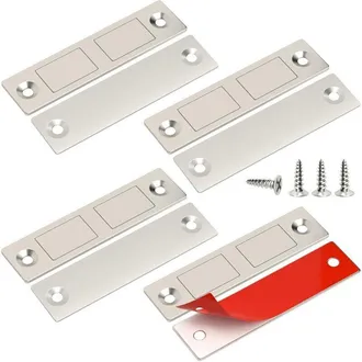 OEM Potentes Imanes Para Puertas De Armarios, Paquete De 4, Cierres Magn&eacute;ticos Ultrafinos Para Armarios De Cocina, Cierres Magn&eacute;ticos Para Puertas, Cierre