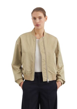 Marc O'Polo Blouson MARC OPOLO, Damen, Gr. 44, beige (dusty sand), Obermaterial: 100% Polyester. Futter: 100% Polyamid, regular fit, Rippb&uuml;ndchen, Jacken Blouson