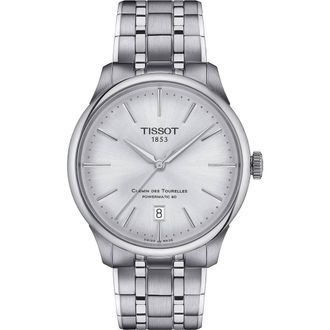 Tissot Chemin des Tourelles Powermatic 80 Bracelet Watch, 39mm in Grey at Nordstrom Rack