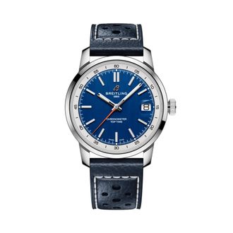 Breitling Top Time Hand Wind Blue Dial Mens Watch AB3113A71C2X1