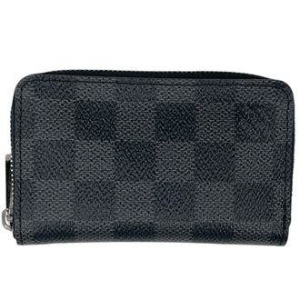 Louis Vuitton Damier Graphite Black Damier Graphite Coin Purse/Coin Case (Pre-Owned)