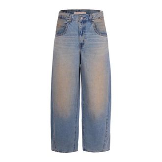 Levi's Loose-fit Jeans, female, Blue, Size: W24 L32 Super Baggy Barrel Jeans