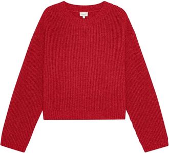 Birgitte Herskind Sabby Gebreide Blouse - Dames - V-hals truien - Rood - M - Wol - Truien & Vesten