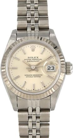 Rolex Datejust Stainless Steel gold Wristwatch (Pre-Owned)