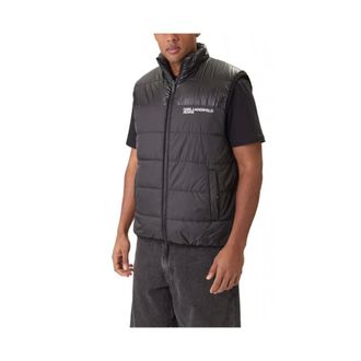 Karl Lagerfeld B1M15043 Reversible Puffer Vest - male - Karl Lagerfeld - Waistcoats - Black - 2XL - Jackets
