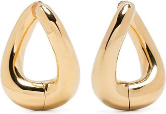 Tom Wood 101420 Twist Hoop - Heren - Oorbellen - Geel - ONE Size - Accessoires
