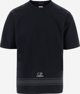 C.P. Company Cp Company Cotton T Shirt With Logo