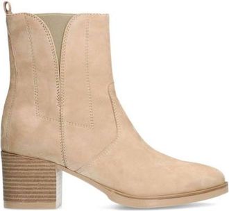 No Stress su&egrave;de enkellaarzen beige