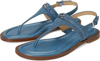 Michael Kors Mandy Thong Sandal Womens Sandals Union Wash : 6.5 M, Synthetic