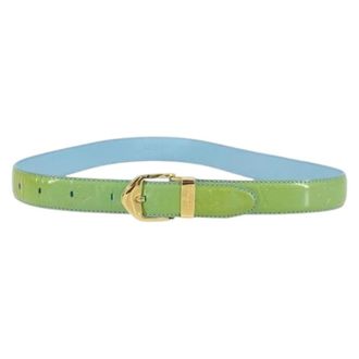 Louis Vuitton Pre-owned Belts, female, Green, Size: ONE SIZE Pre-owned Vintage Belt