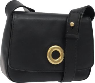 Celine Black Leather Shoulder Bag (Pre-Owned)