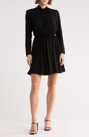 Longchamp Long Sleeve Minidress in Black at Nordstrom Rack, Size 4 Us / 36 Fr