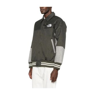 The North Face Jassen, Heren, Groen, L, Leer, Varsity Down Jacket