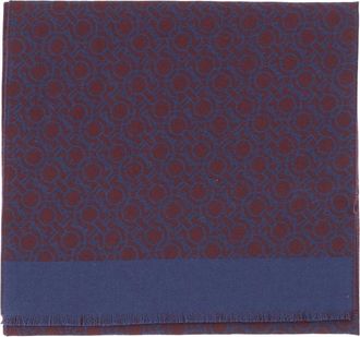 Ferragamo Wol Sjaal met Haken - Heren - Wintersjaals - Veelkleurig - ONE Size - Wol - Accessoires