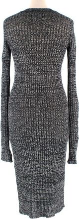 Isabel Marant Monochrome Dakota Knit Midi Dress Size XS