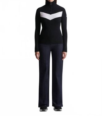 Fusalp Andromede Half Zip Sweater In Noir