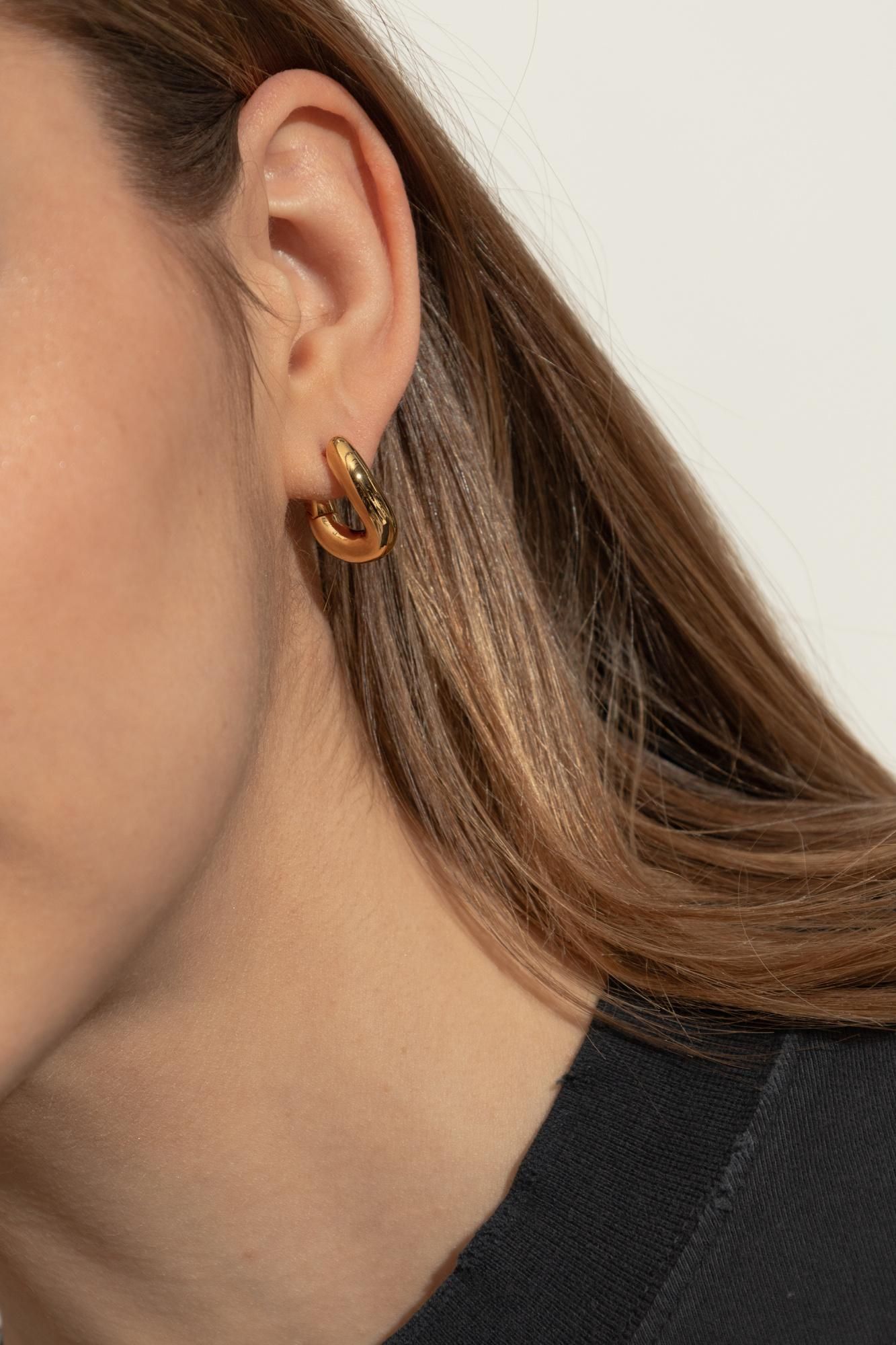 バレンシアガBALENCIAGAロック ピアス Lock earringsゴールド バレンシアガBALENCIAGAロック ピアス Lock earringsゴールド