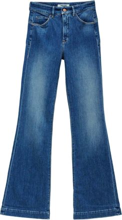 Salsa Schlagjeans SALSA Salsa Jeans Jeans Faith Flare, Damen, Gr. 28, L&auml;nge 34, blau, Obermaterial: 98% Baumwolle CO. 2% Elasthan EL., Jeans Schlagjeans