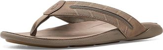 Olukai Tuahine Palm Mens Sandals Mustang/Mustang : 12 D - Medium, Leather