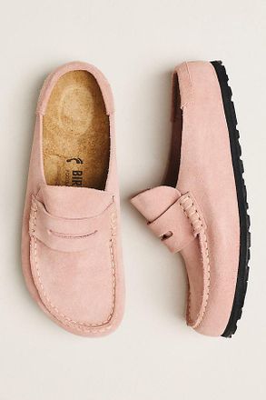 Birkenstock Naples Suede Clogs