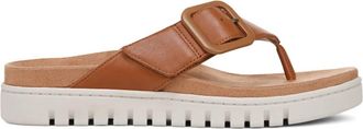 Vionic Womens Uptown Marin Sandal In Tan Leather