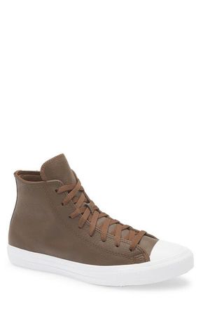 Converse Chuck Taylor All Star High Top Sneaker in Grounded/Grounded/White at Nordstrom, Size 9.5