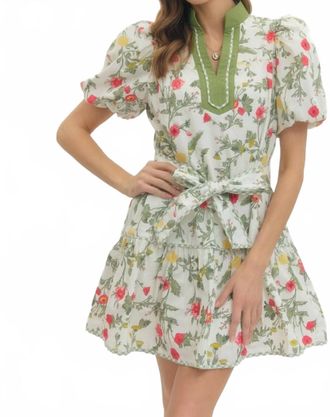 Entro Sinclair Dress In Green