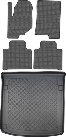 OEM Ssangyong Rexton Ii Y400 Suv Desde Noviembre De 2017. Juego De Alfombrillas De Goma Para Coche Y Alfombrilla Para Maletero