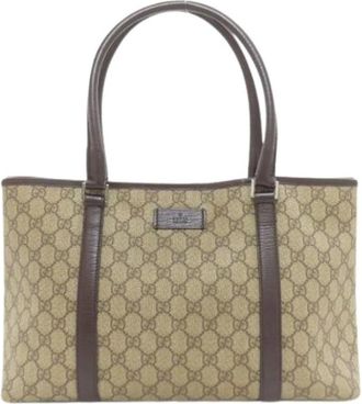 Gucci Pre-owned Tote Bags, female, Brown, Size: ONE SIZE Pre-owned Vintage Tote Bag