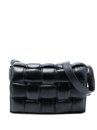 Bottega Veneta 2012-2025 Nappa Intrecciato Padded Cassette crossbody bag - Nero