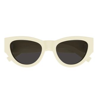 Saint Laurent Sunglasses, female, White, Size: 53 MM SL M94 Sunglasses