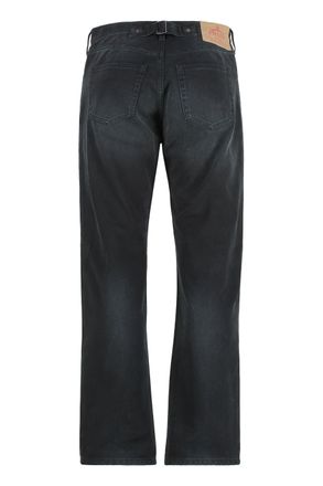 Prada Mens Straight-Leg Jeans Black Cotton Regular &