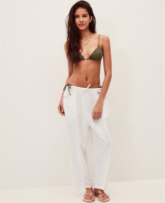 Rip Curl Womens Loose cotton-linen pant