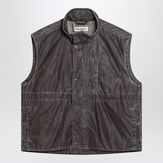 Our Legacy Firm Brown Vest With Vintage Effect