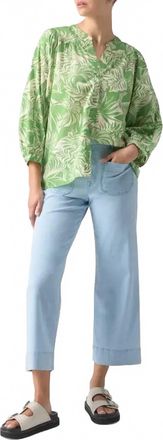 Sanctuary Flow With Me Blouse In Cool Palm