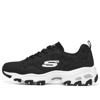 Skechers (WMNS) Skechers DLites 1.0 Black White 896090-BKW