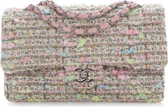 Chanel 2004-2005 medium Double Flap shoulder bag - women - Fabric - One Size - Pink