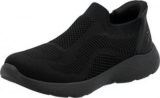 Rieker Womens M5072 Slip-On Sneaker In Schwarz