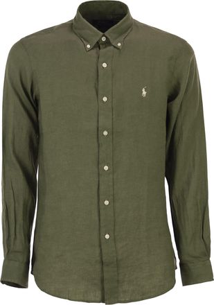 Polo Ralph Lauren op maat gemaakt linnen overhemd